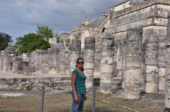 'Grupo de las mil Columnas', em Chichen-Itza, na península do Yucatán, no México